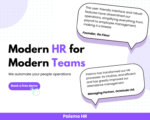 Modern HR for Modern Teams - click for a free demo